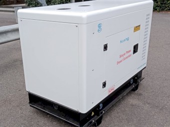 8kVA Silenced Diesel Generator 240V 33Amps