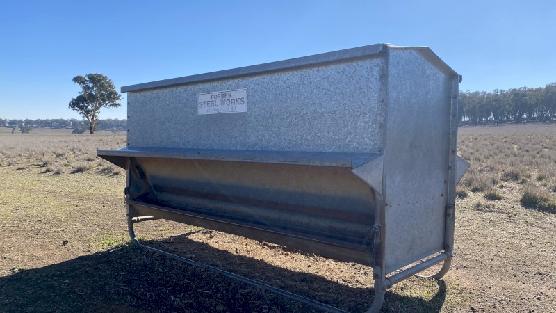 Sheep feeders