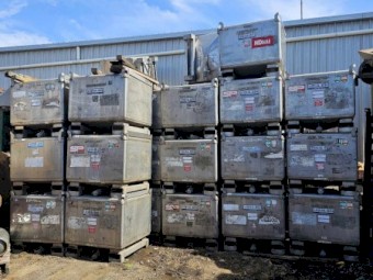Stainless Steel IBC Chemical Storage Tanks Liqua-Bin 800lt