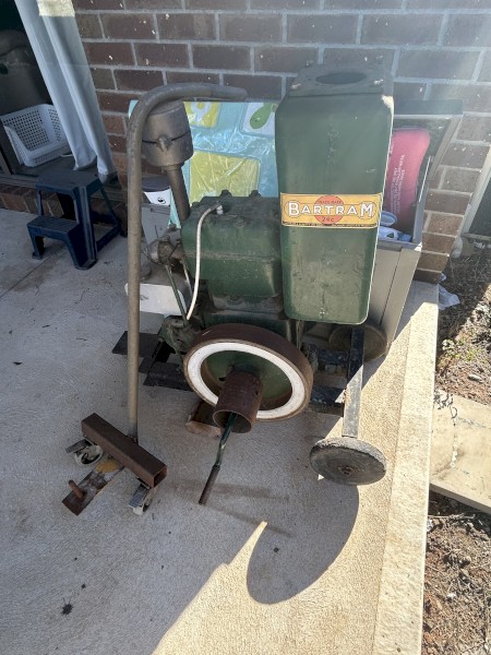Bartram stationary dairy engine