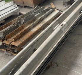 Guardrail and posts 
