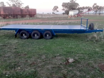 New 4.5-ton flat top trailer 6m x 2.4m 