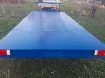 New 4.5-ton flat top trailer 6m x 2.4m 