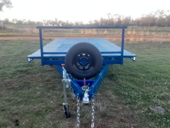 New 3.5 Ton flat top trailer 6m x 2.4m built to last