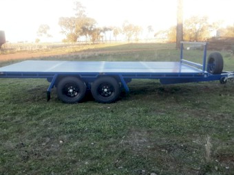 New 3.5 Ton flat top trailer 6m x 2.4m built to last
