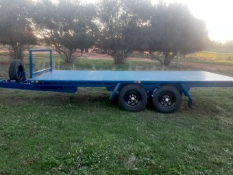 New 3.5 Ton flat top trailer 6m x 2.4m built to last
