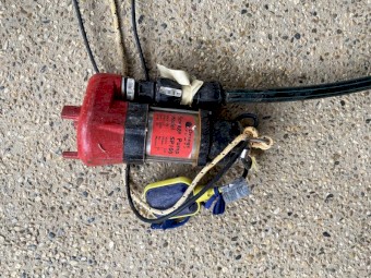 Orange Submersible Pump