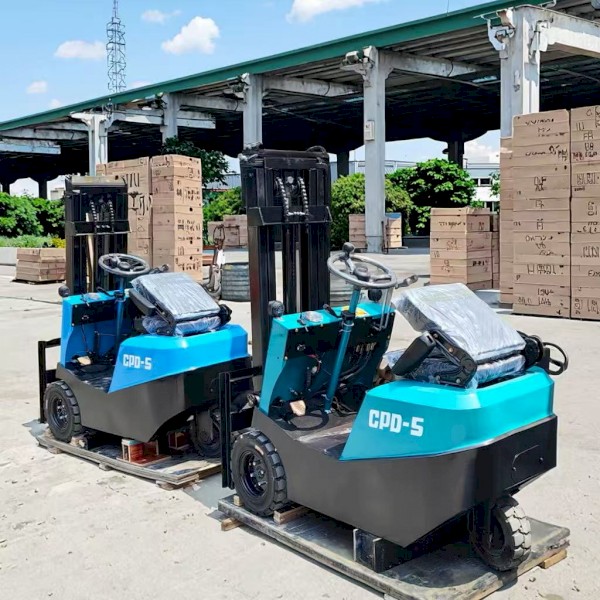 New Hydraulic Stack Truck Small Fork Lift Pallet Stacker 500kg 2m Electric Forklift
