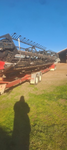 2012 MacDon 40ft 2152 Front and Trailer