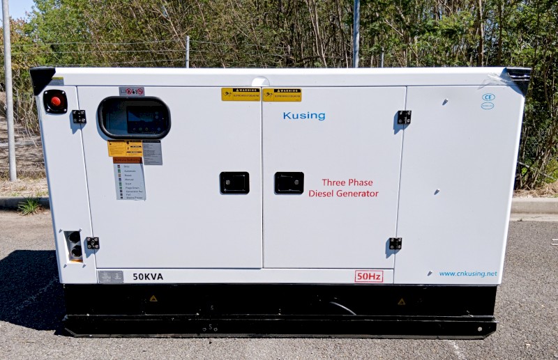 50kVA 4 Pole Brushless Isuzu Powered Diesel Generator 415V