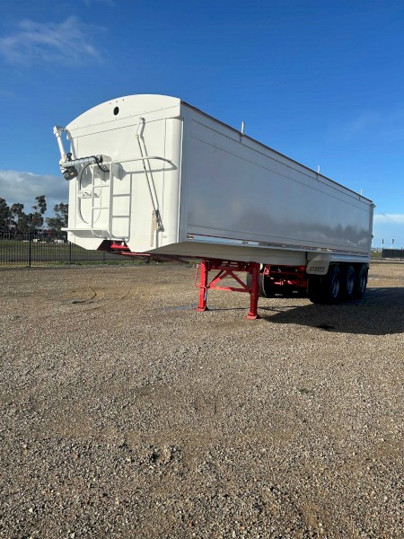 Barber Aluminium Semi Tip Over Axle Trailer  