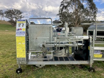 Peak Hill Industries Sheep Handler and EVO Heiniger