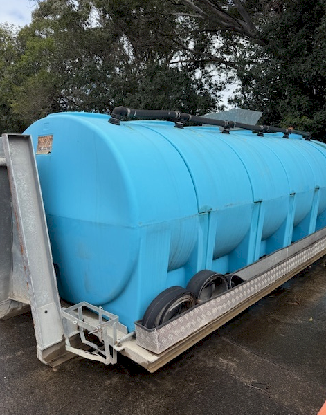 Truck Slip on Water Tank