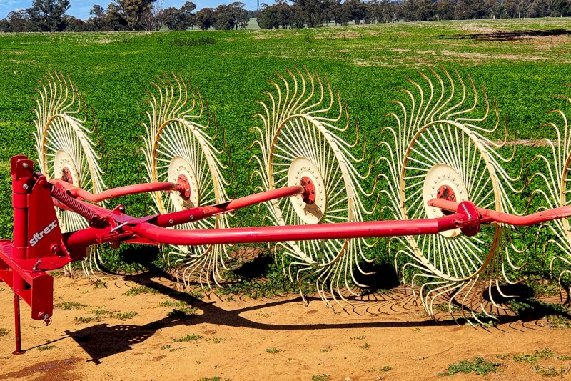 Sitrex hay rake 5 wheel