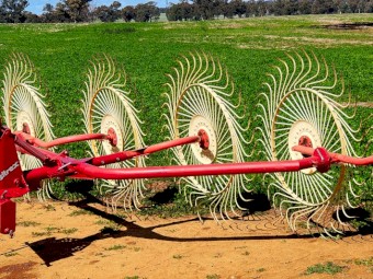 Sitrex hay rake 5 wheel