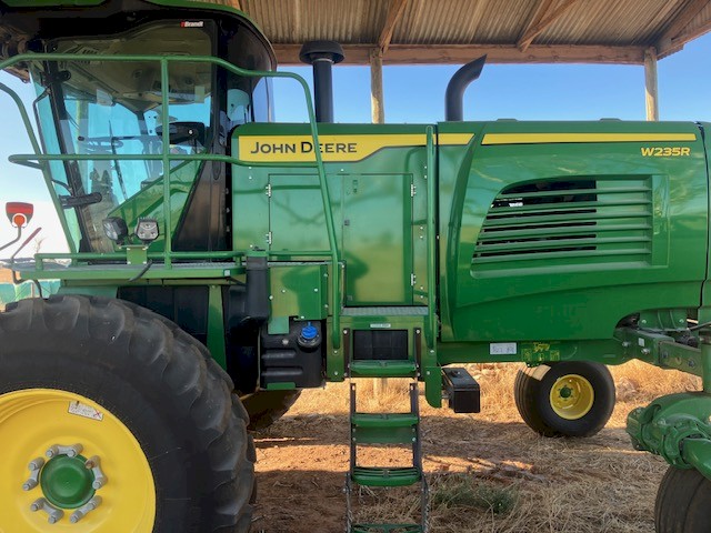 2023 John Deere W235 Windrower with D630 Front