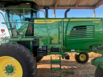 2023 John Deere W235 Windrower with D630 Front