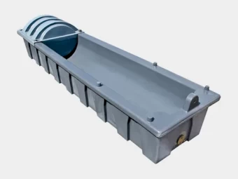 Gough Plastics 3 Meter Mega Trough with Valve Kits