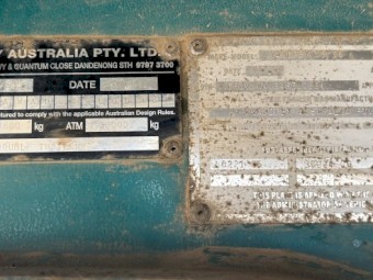2004 Vawdrey Dropdeck Trailer