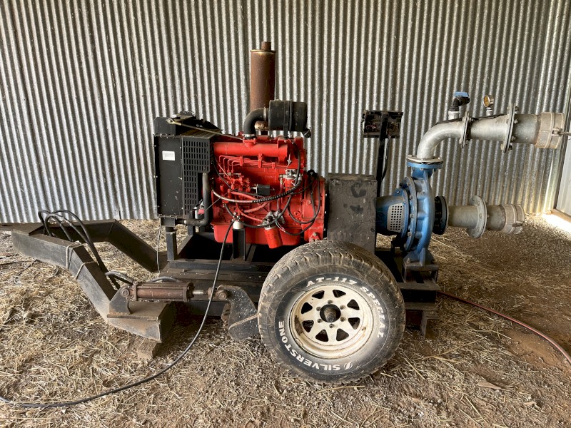 2017 Yandong Mobile Irrigation Diesel Motor and Pump