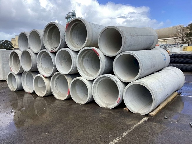 600mm Bell-end Concrete Pipes