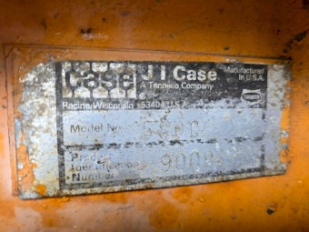 Case 580C Backhoe