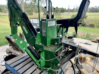 Hayes Tractor Backhoe Large