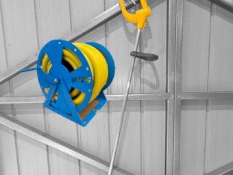 Air Compressor Hose Reel & Blow gun Combo - 3/4"