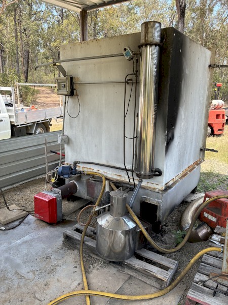 Large Scale Distillery for Essential Oils Plus Fitted Harvester