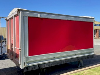 Aluminium Grain Tipping Body with hoist - 4.2m long x 1.9m high - Hercules built