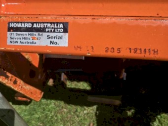 Howard HR30 Rotary Hoe