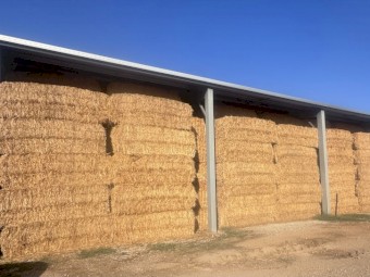 1100mt Oaten Hay 8x4x3 Bales