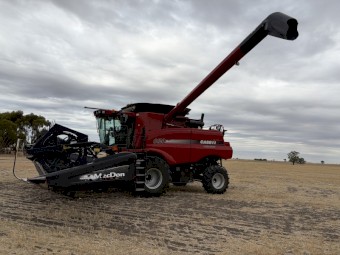 2011 Case IH 8120 Header with Macdon FD 70 40ft Front