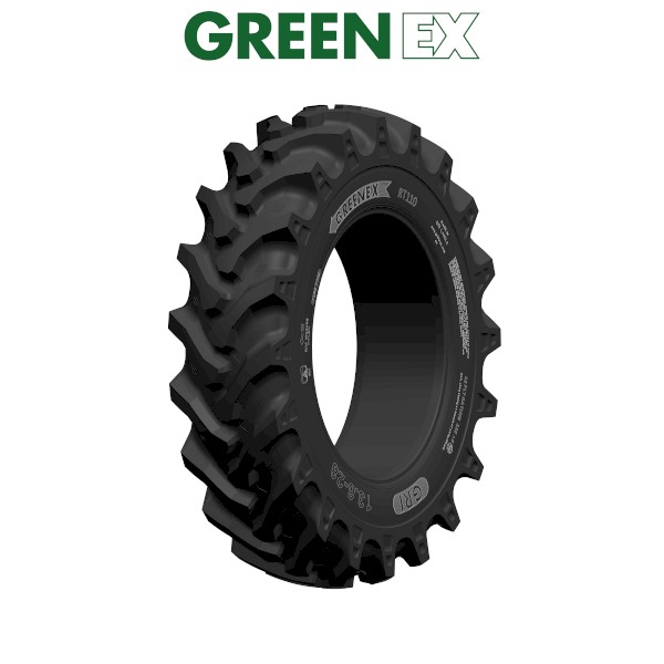 Tractor Tyre R1 - GRI 16.9-28 (8) GREEN EX RT100 TL