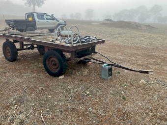 Vintage Heavy Duty Farm Trailer