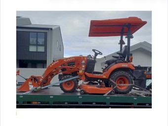 2023 Kubota BX2680V1 (25.5HP) with Loader + Mower + Ballast
