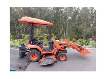 2023 Kubota BX2680V1 (25.5HP) with Loader + Mower + Ballast