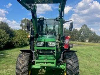 2021 John Deere 6110M Tractor with Loader