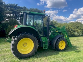 2021 John Deere 6110M Tractor with Loader