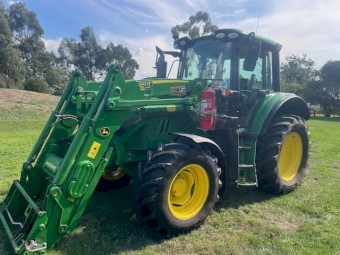 2021 John Deere 6110M Tractor with Loader