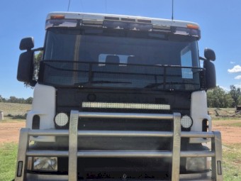 1997 Scania P94 Truck with Stock Crate