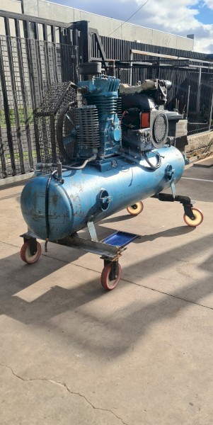 Pilot Air Heavy-Duty Diesel Compressor | Hatz 2-Cylinder | Martinson Tank