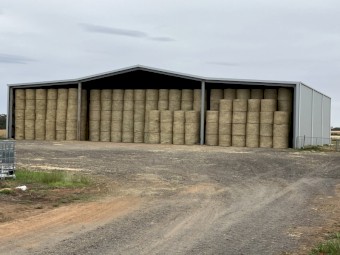 Oaten Hay Round Bales 