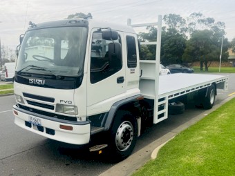 2003 Isuzu FVD950 7.6M Steel Tray Truck
