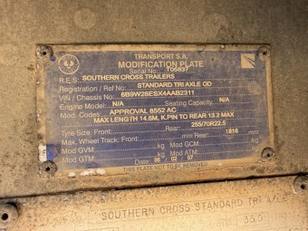 2004 Southern Cross Drop Deck Extendable Trailer