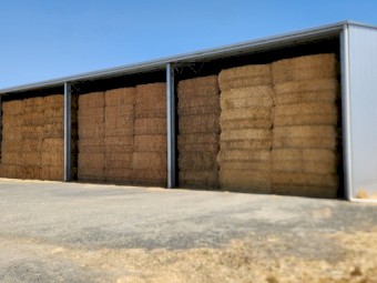 750mt Oaten Hay 640kg 8x4x3 Bales