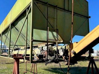 Turner Grouper Bin / Seed & Fertiliser Hopper with Honda-Powered Discharge Auger
