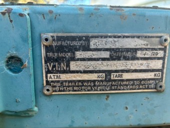 2022 Peak Hill One Stand Crutching Trailer