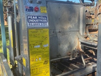 2022 Peak Hill One Stand Crutching Trailer