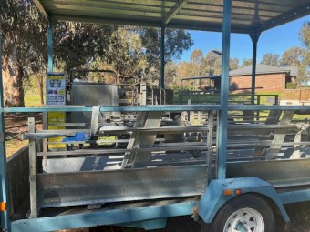 2022 Peak Hill One Stand Crutching Trailer